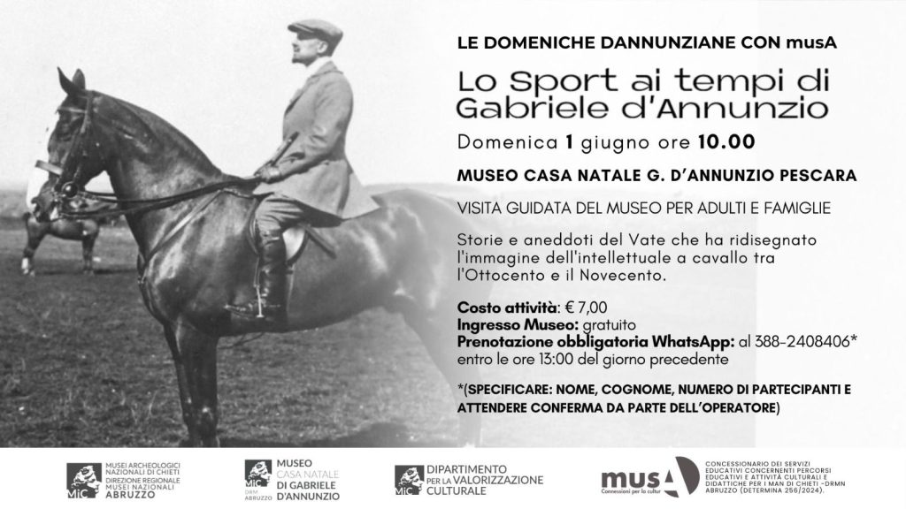 Domeniche dannunziane al Museo Casa Natale D’Annunzio a Pescara