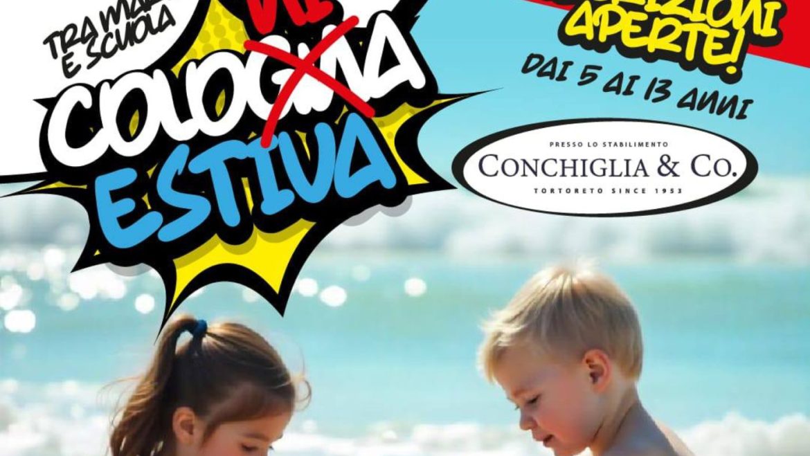 Colonia estiva a Tortoreto di Soqquadro tra mare e scuola