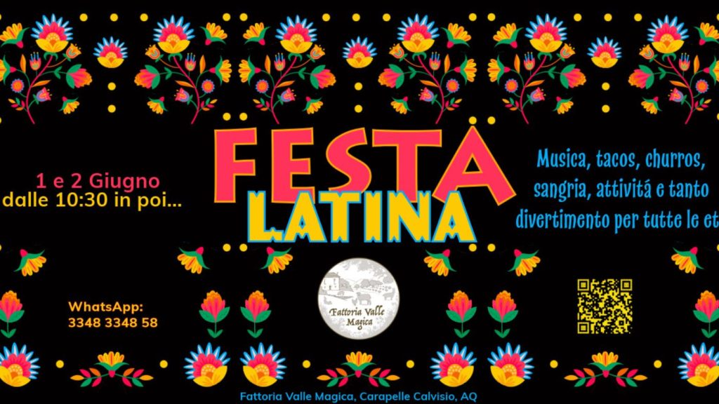 Festa Latina in fattoria a Carapelle Calvisio musica, giochi, pignatta, letture e cibo genuino
