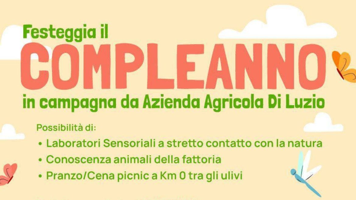 Feste di compleanno in campagna a Collecorvino da Azienda Agricola Di Luzio