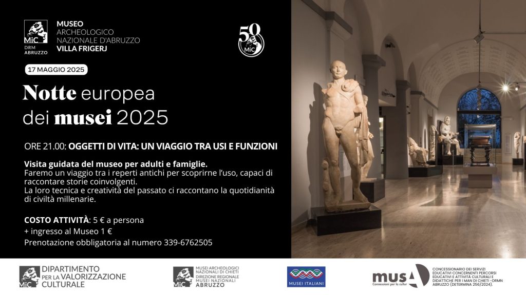Notte Europea dei Musei al Museo Villa Frigerj di Chieti