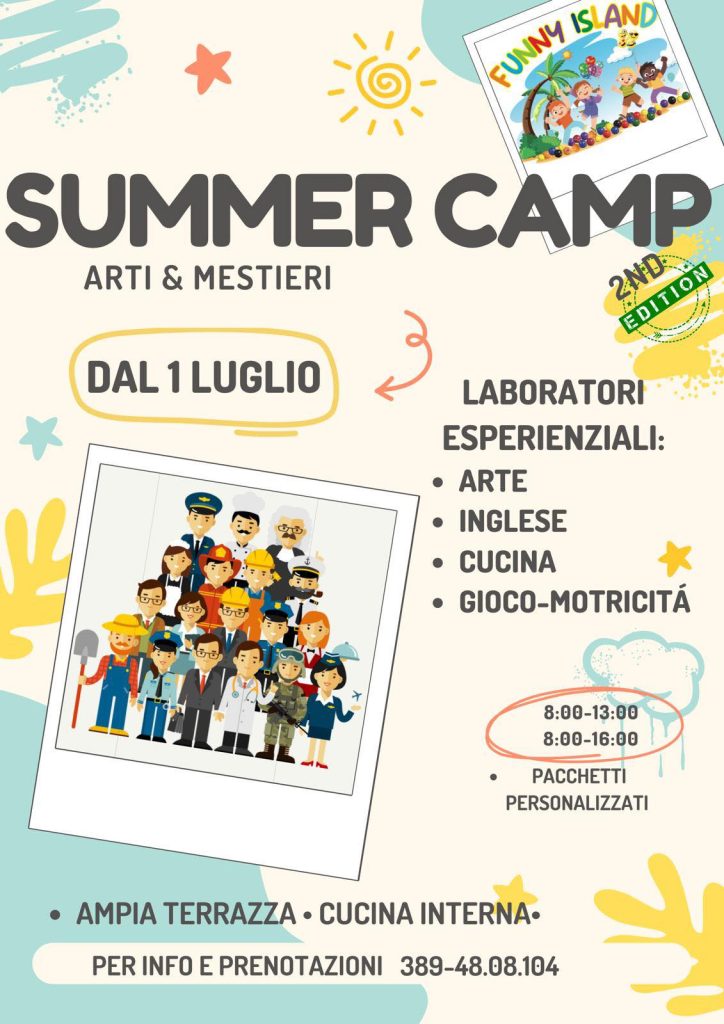 Summer Camp a Roseto degli Abruzzi estate tra Arte e Mestieri