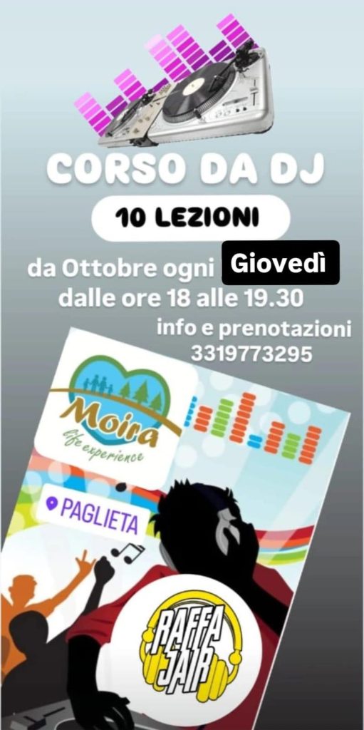 Corso da Dj a Paglieta