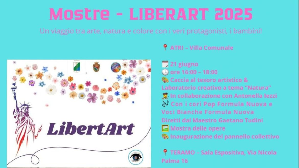 LiberArt ad Atri e Casoli mostre, laboratori e musica
