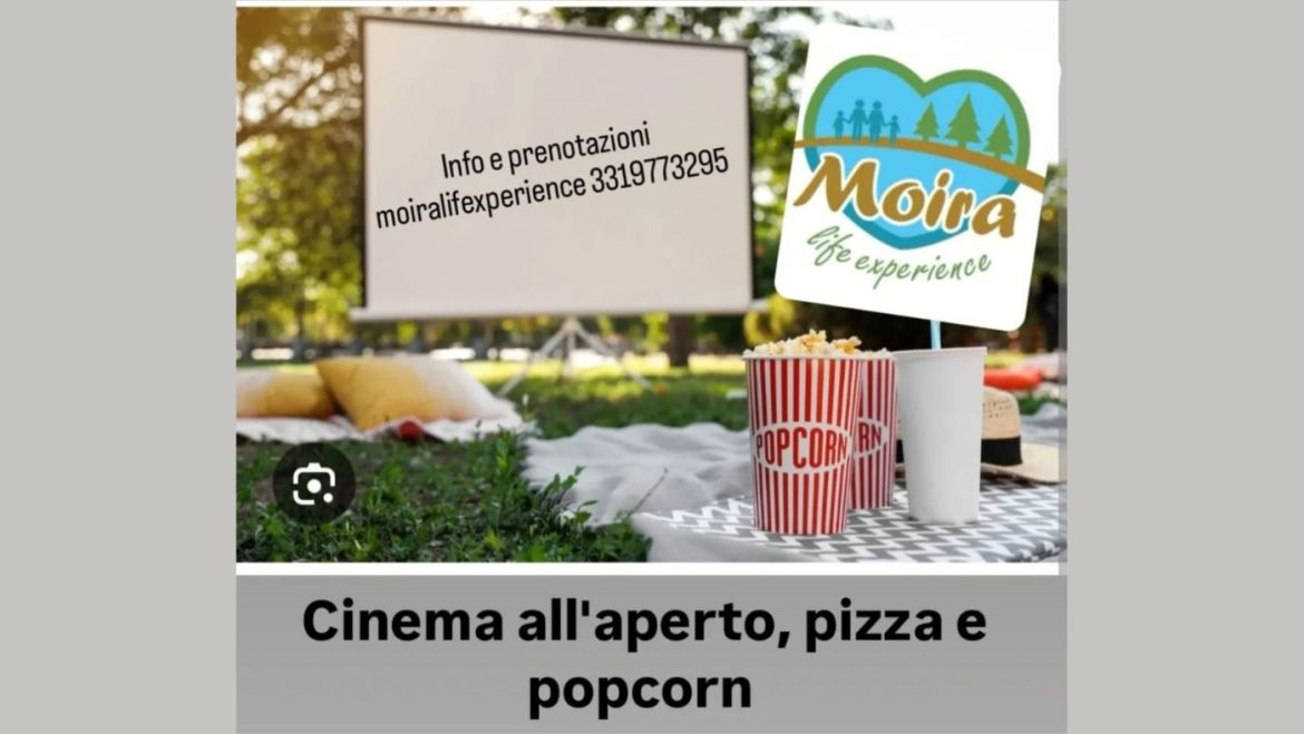 Cinema all’aperto a Paglieta con pizza e pop-corn