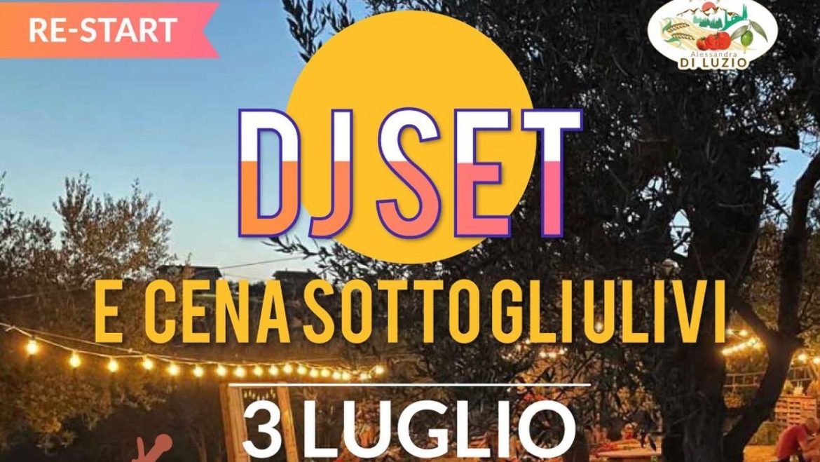 DJ Set e Cena picnic sotto gli ulivi da Azienda Agricola Di Luzio a Collecorvino