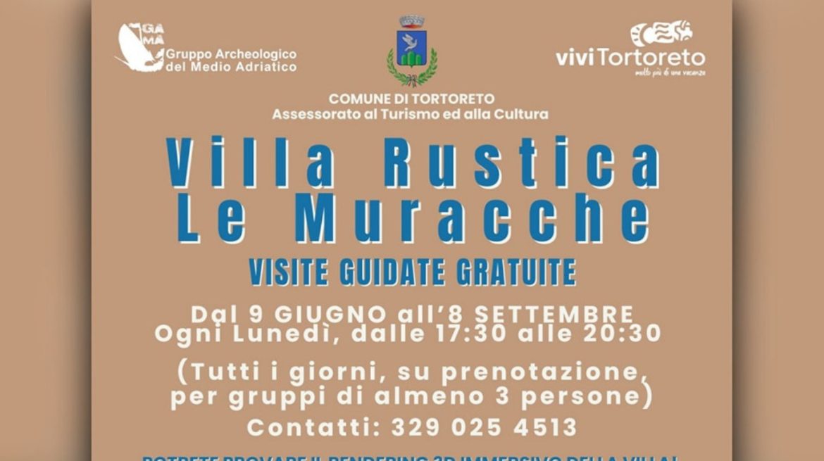 Visite guidate gratuite alla Villa Rustica Le Muracche a Tortoreto