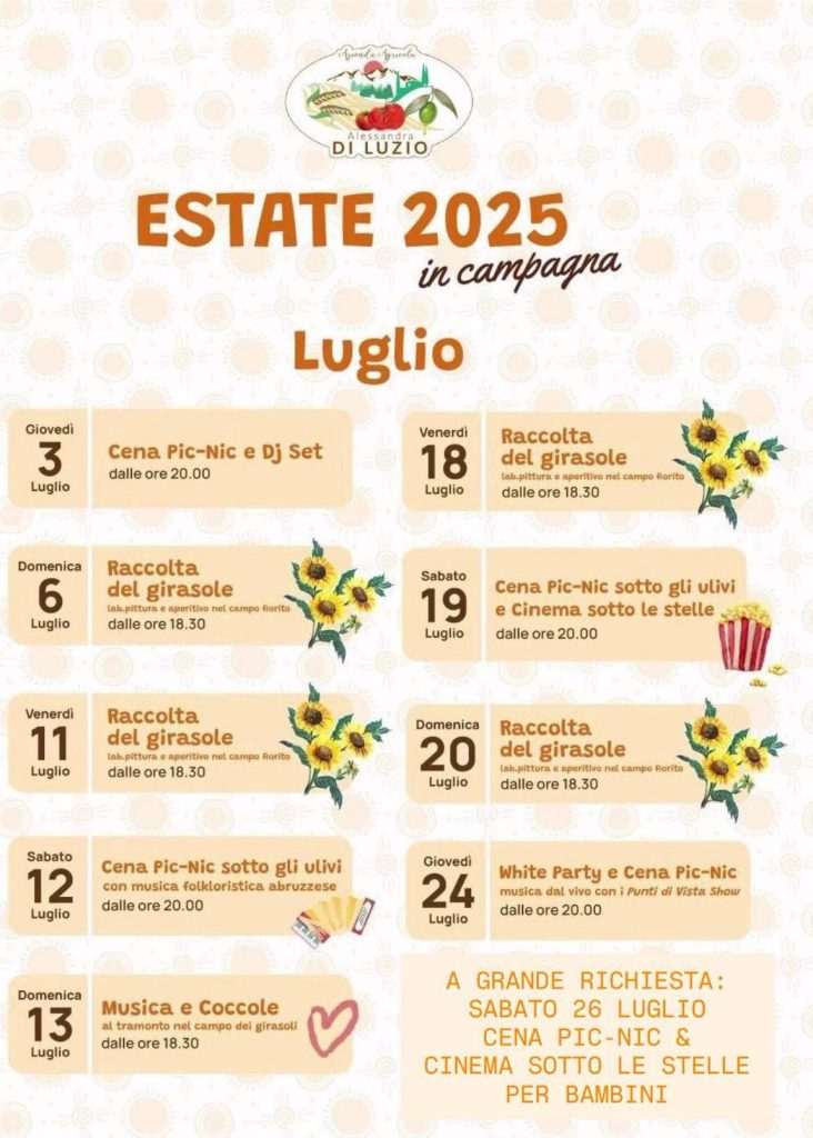 Estate in campagna a Collecorvino da Azienda Agricola Di Luzio
