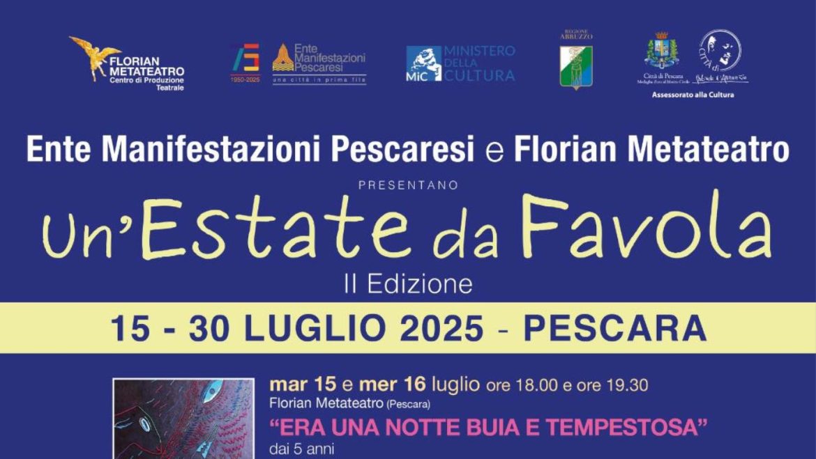 Un’Estate da Favola a Pescara teatro per bambini e famiglie