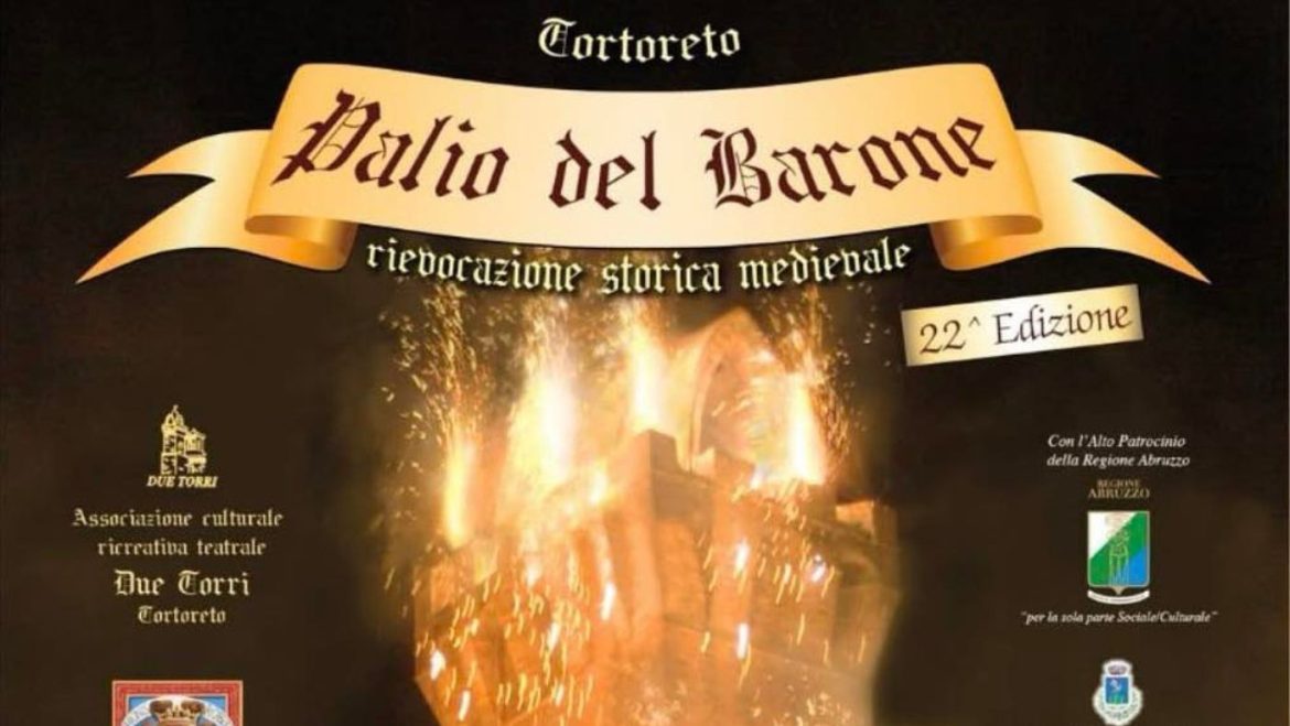 Palio del Barone 2025 a Tortoreto rievocazione storica con spettacoli e sbandieratori