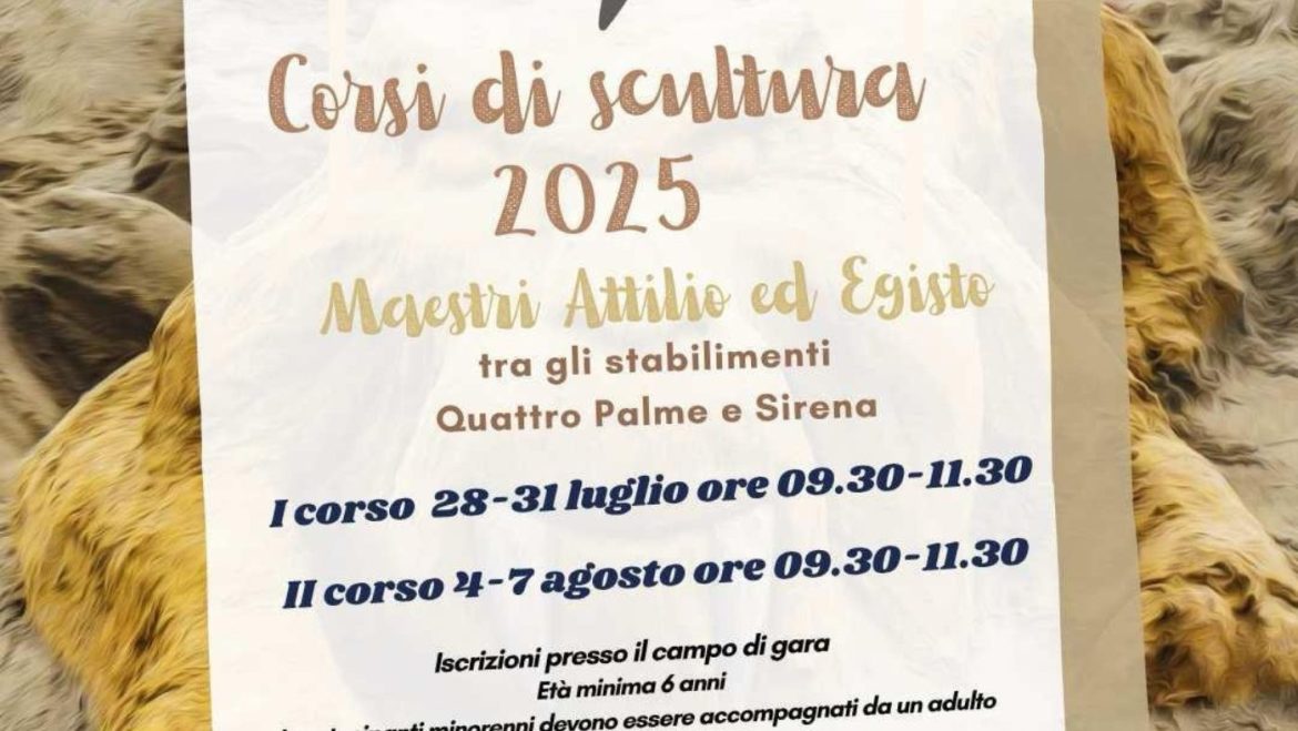 Corso di Sculture di Sabbia a Tortoreto adatto ai bambini