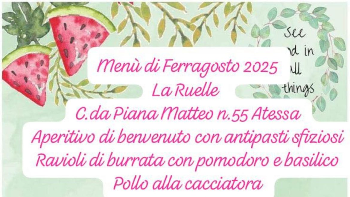 Ferragosto in agriturismo ad Atessa gusto e sapore della tradizione