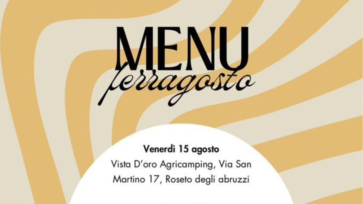 Ferragosto vista mare all’Agricamping a Roseto degli Abruzzi