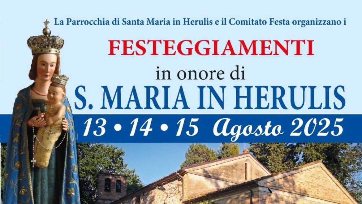 Festeggiamenti in onore di Santa Maria in Herulis a Ripattoni il programma completo