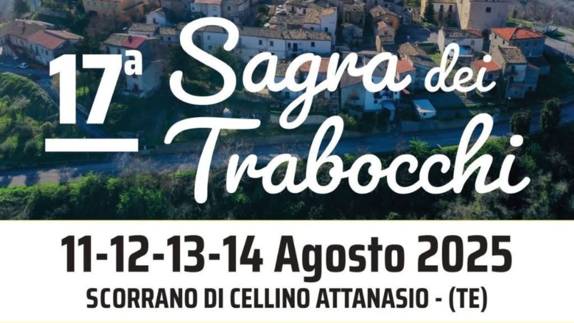 Sagra dei Trabocchi 2025 a Scorrano di Cellino Attanasio food, musica e giochi