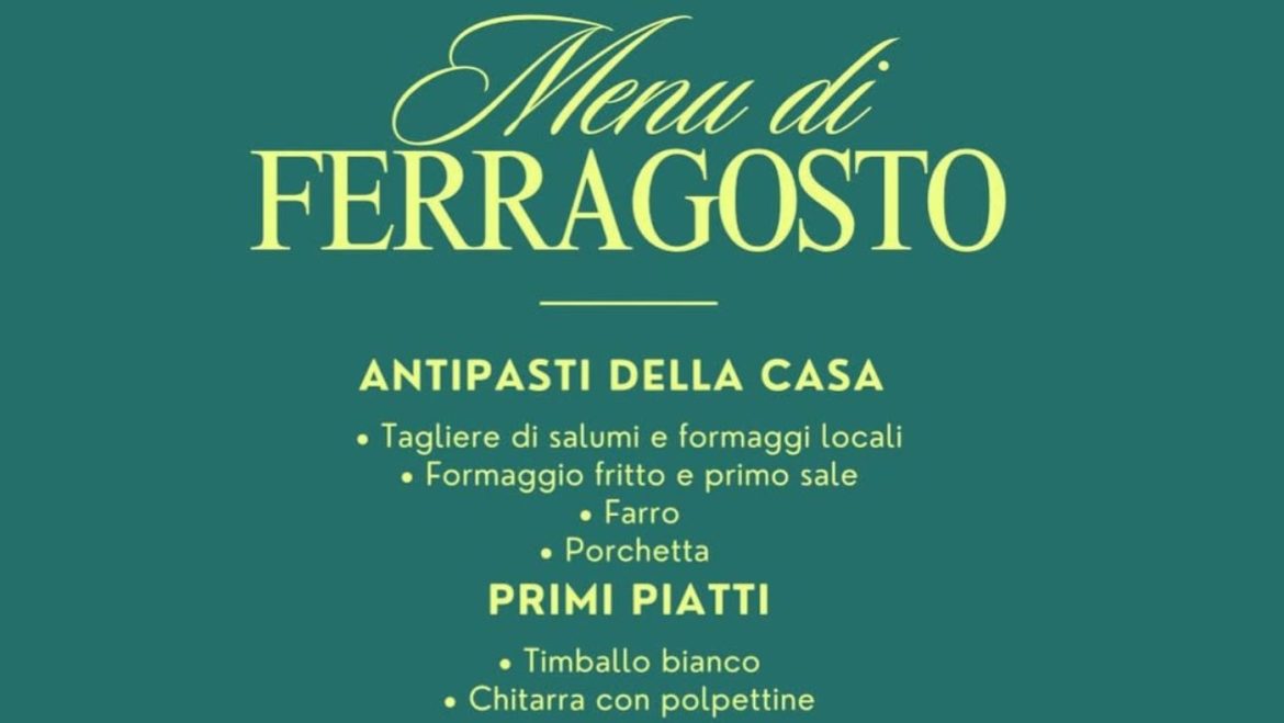 Ferragosto in Agriturismo a Roseto degli Abruzzi piatti tipici, animali e ampio giardino