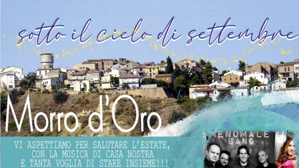 Sotto il cielo di settembre a Morro d’Oro musica animazione bimbi e food