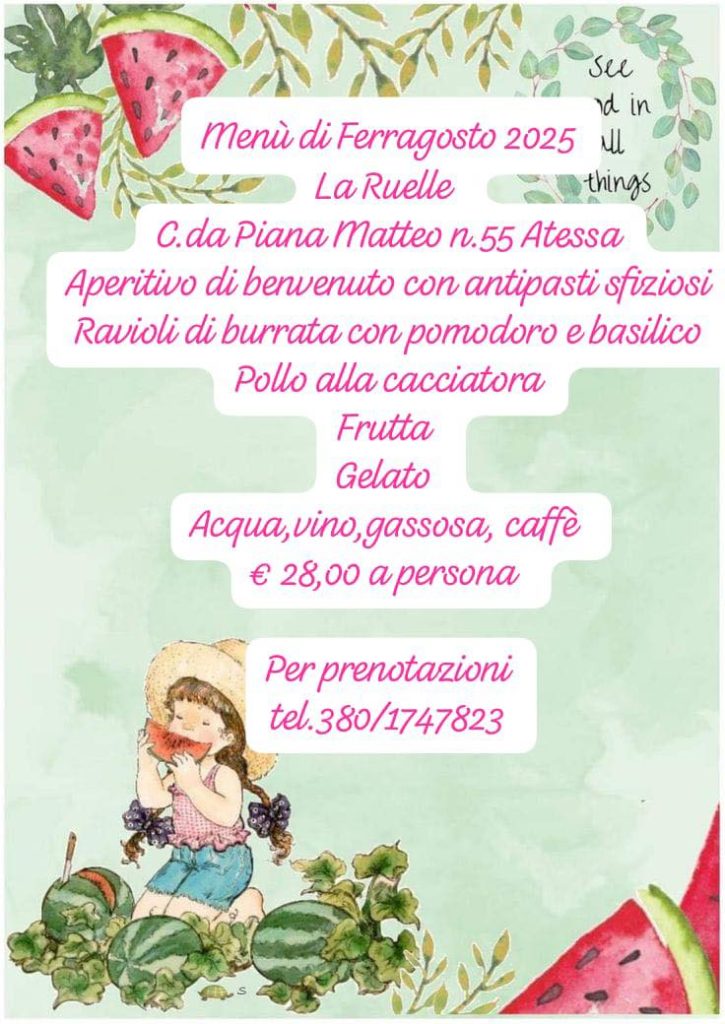 Ferragosto in agriturismo ad Atessa gusto e sapore della tradizione