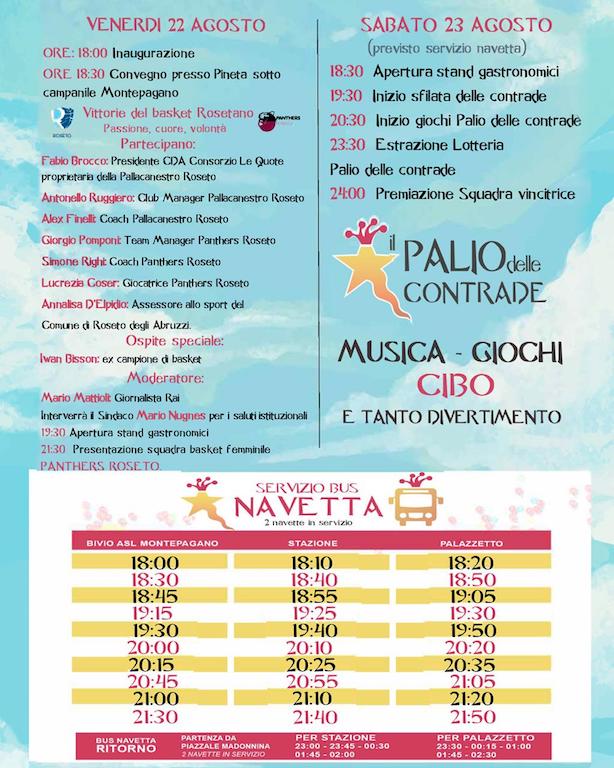 Il Palio delle Contrade Roseto Senza Frontiere a Roseto degli Abruzzi