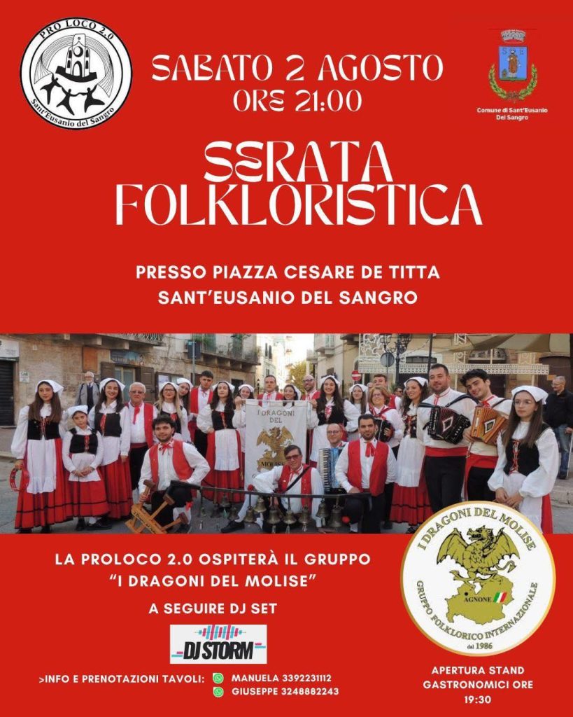 Serata Folkloristica a Sant'Eusanio del Sangro 