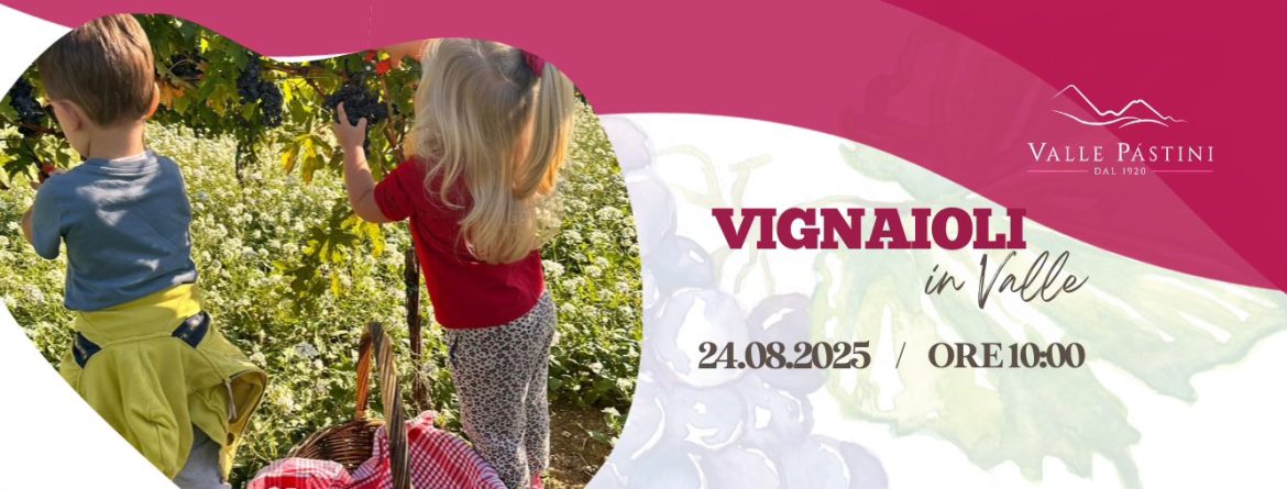 Vignaioli in Valle a Civitella Casanova raccolta uva, pigiatura, pranzo e laboratori