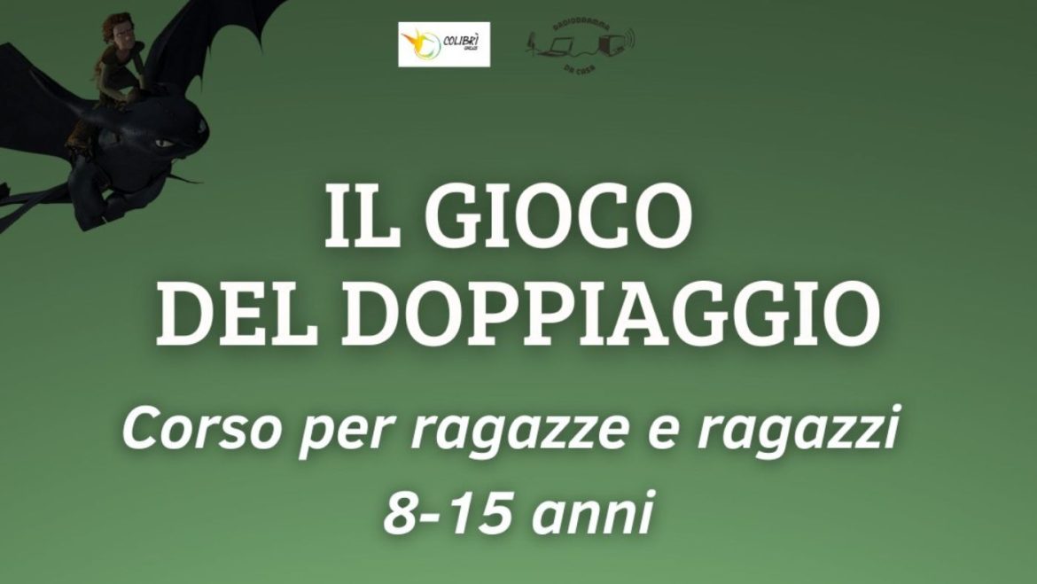 Corso di doppiaggio a Giulianova per bambini e ragazzi si comincia a ottobre