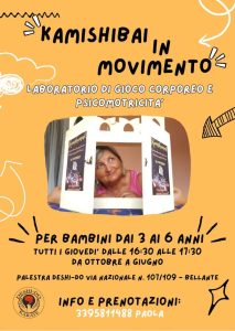 Kamishibai in movimento laboratorio di gioco corporeo e psicomotricità