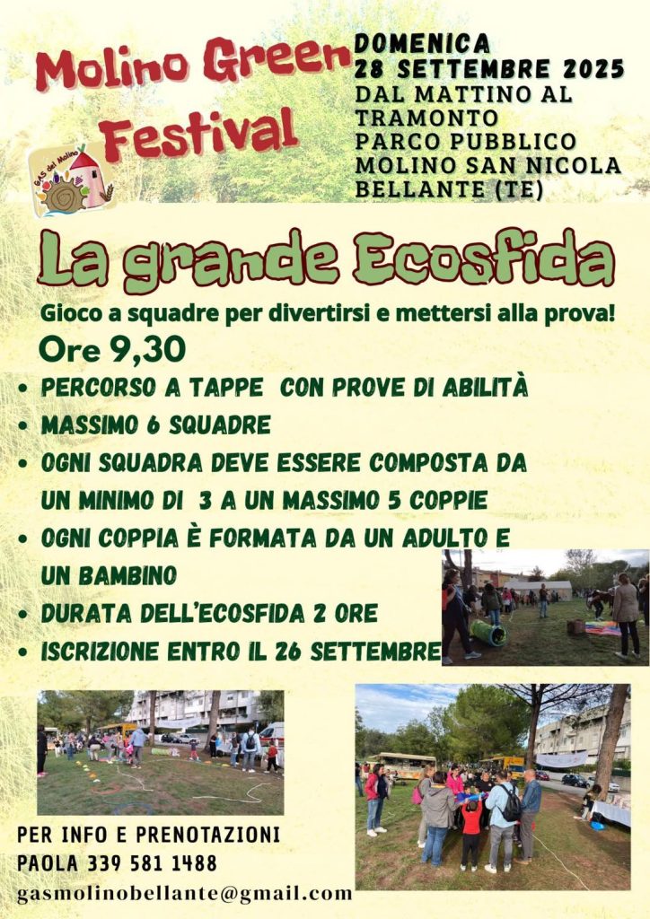 La grande ecosfida al Molino Green Festival
