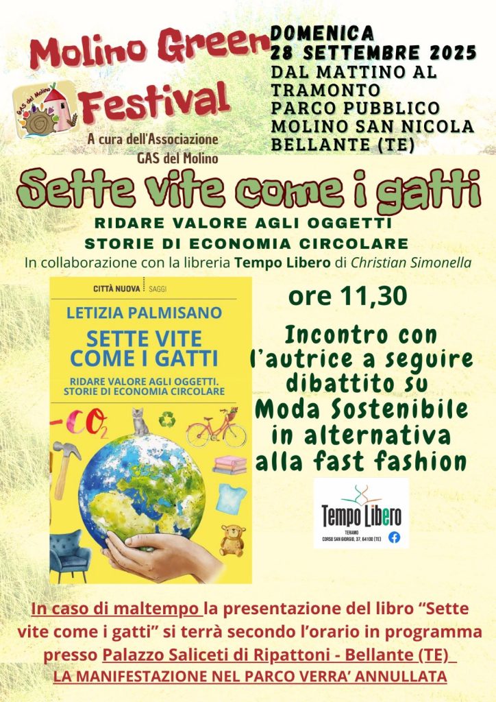 Presentazione libro al Molino Green Festival