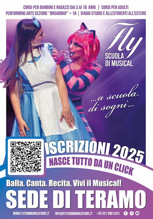 Scuola di Musical a Teramo corsi e open day con Fly Communications