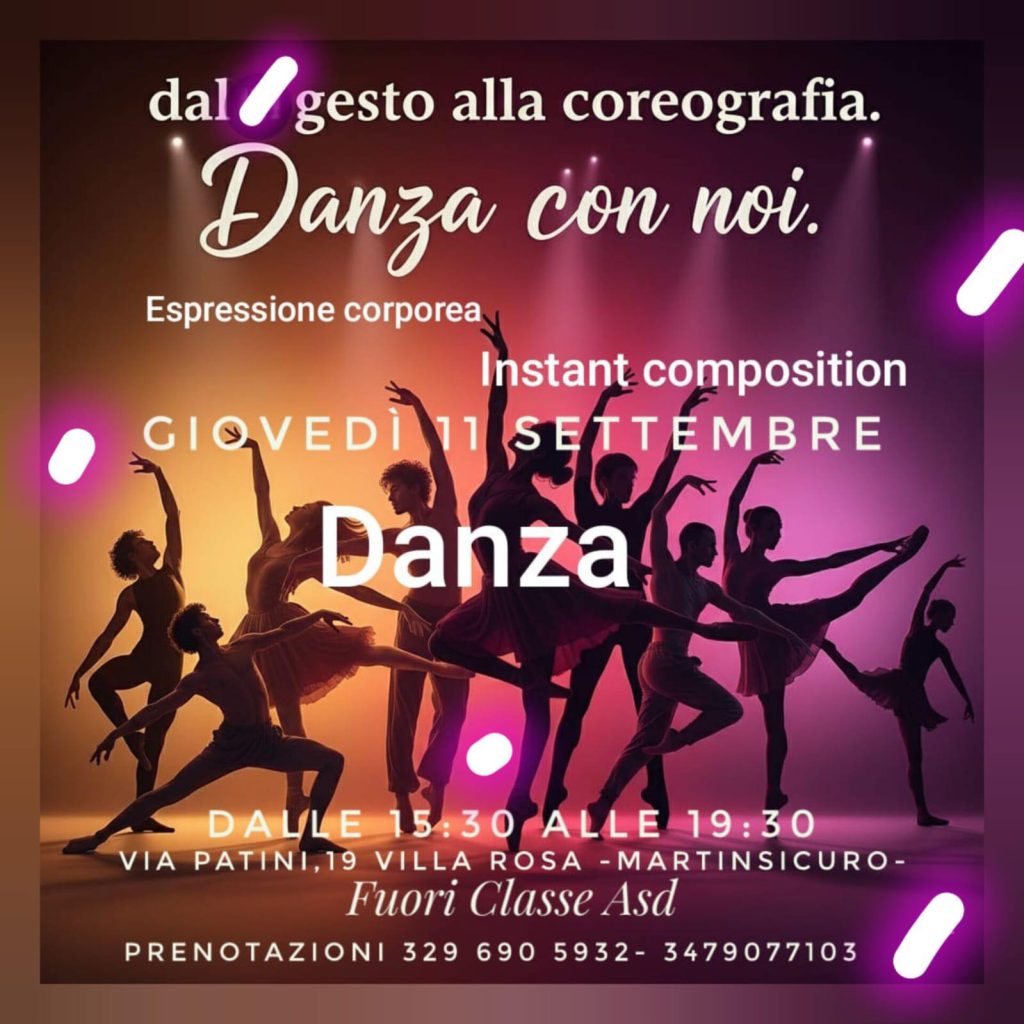 Stage di danza a Villa Rosa da Fuori Classe