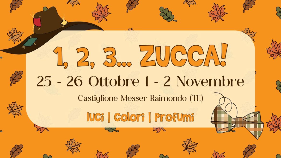 1, 2, 3…Zucca a Castiglione Messer Raimondo laboratori, giochi e spettacoli
