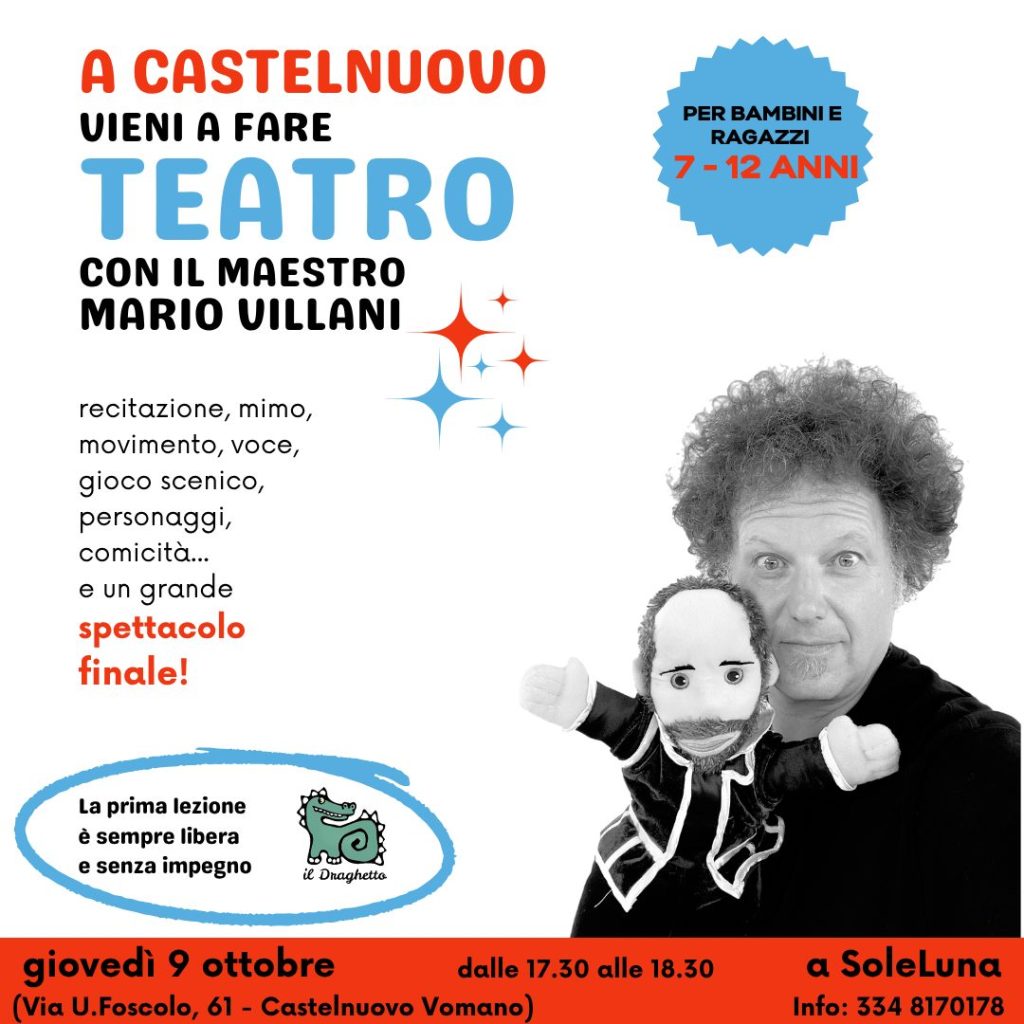 Corso di teatro di Soleluna a Castelnuovo Vomano