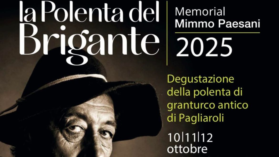 Polenta del Brigante 2025 a Pagliaroli il programma della festa d’autunno