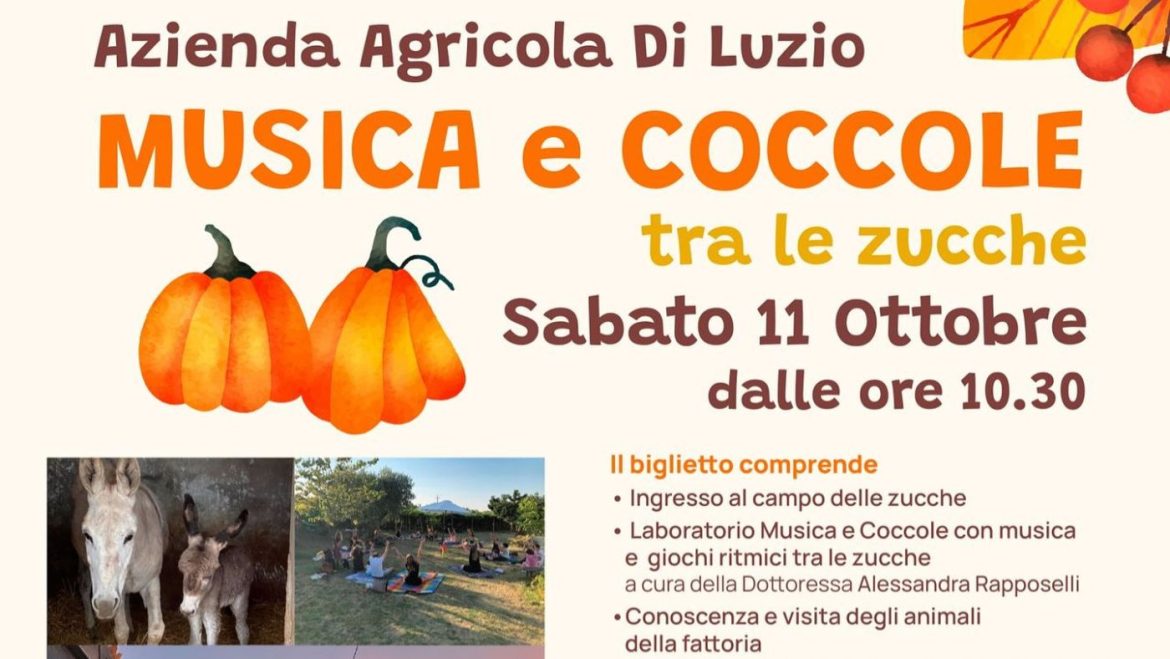 Musica e Coccole tra le zucche a Collecorvino con visita al frantoio e olio nuovo