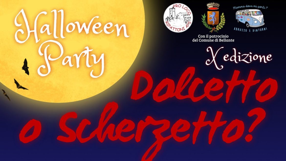 Halloween Party 2025 a Ripattoni di Bellante il programma completo