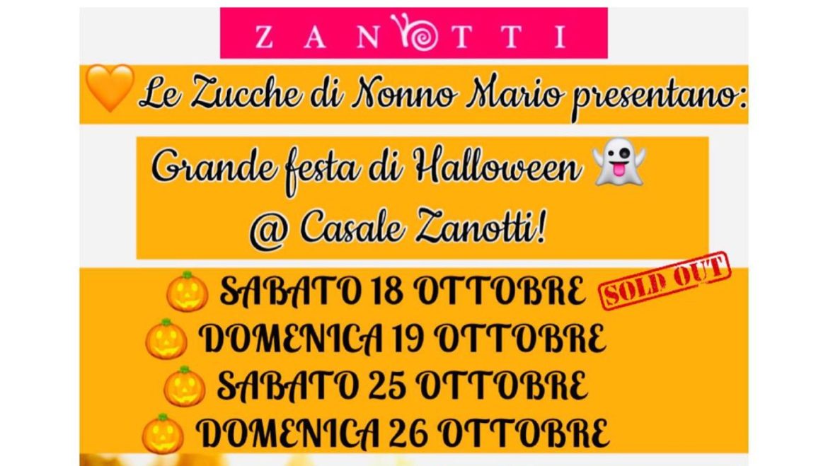 Grande Festa di Halloween a Moscufo aperitivo pranzo laboratori e animazione