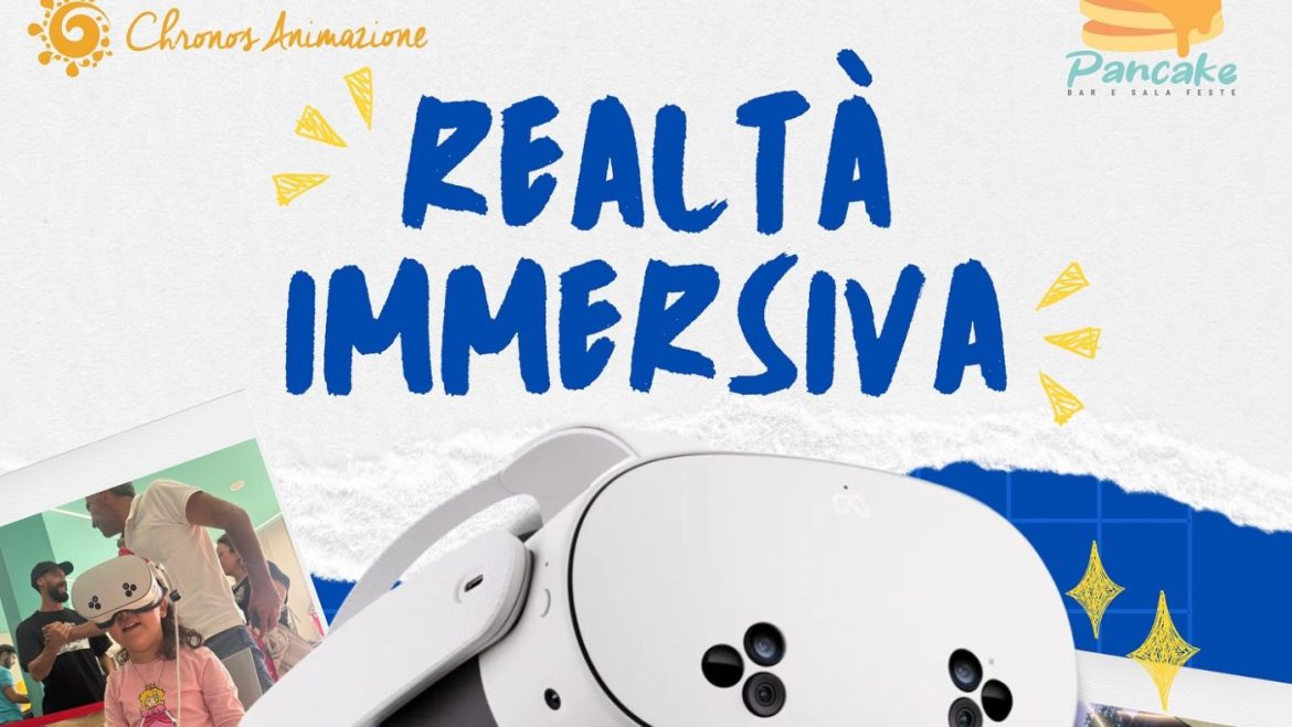 Realtà Immersiva con visore 3D da Pancake esperienza gratuita