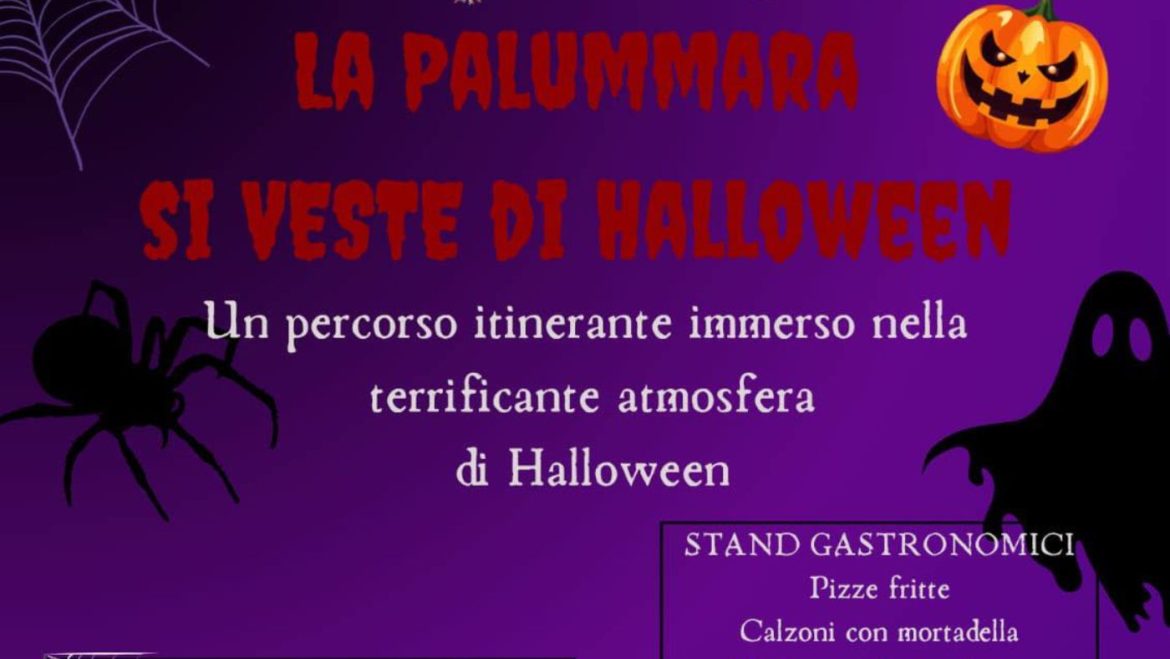Halloween a Popoli Terme con La Palumara si veste di Halloween laboratori, musica e food