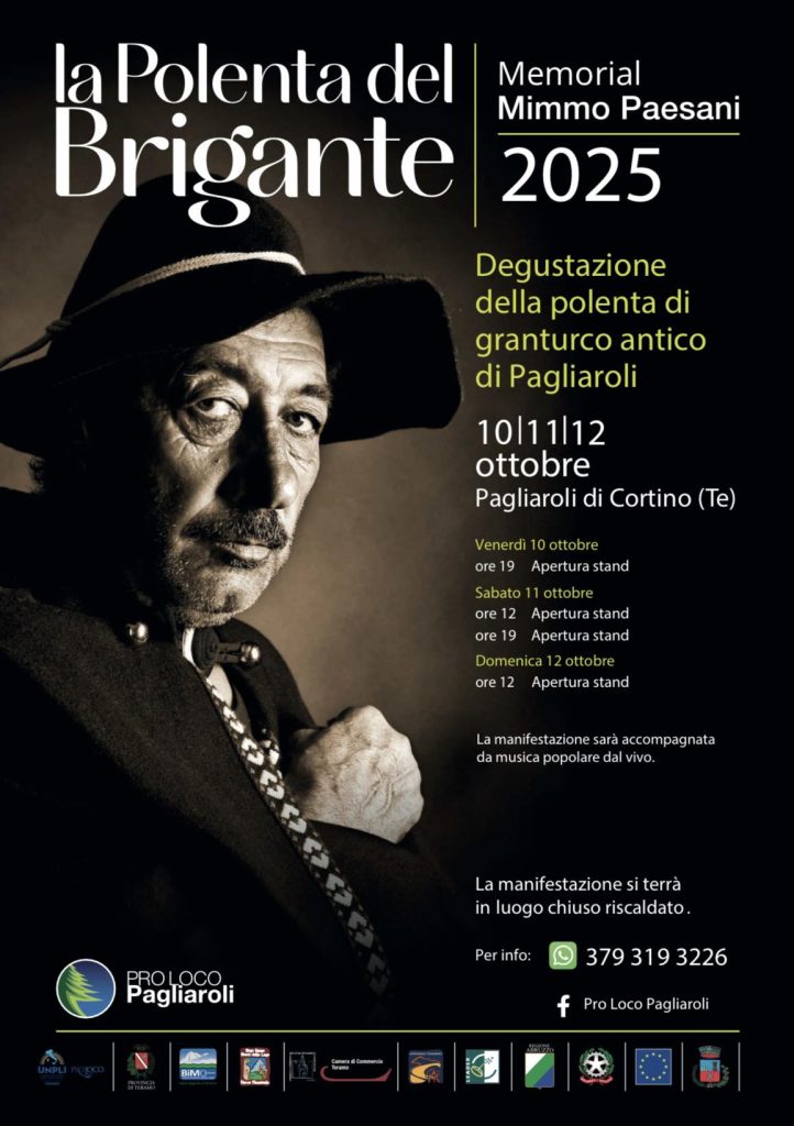 Polenta del Brigante 2025 a Pagliaroli il programma della festa d'autunno