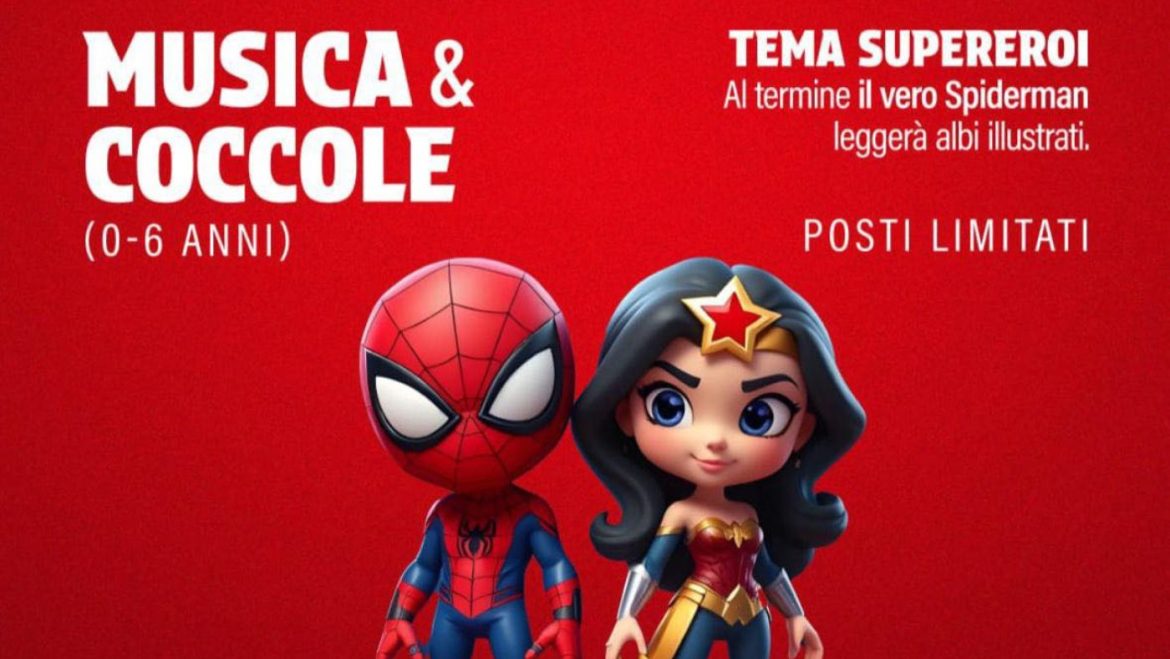 Musica e Coccole laboratorio musicale con i supereroi a Chieti
