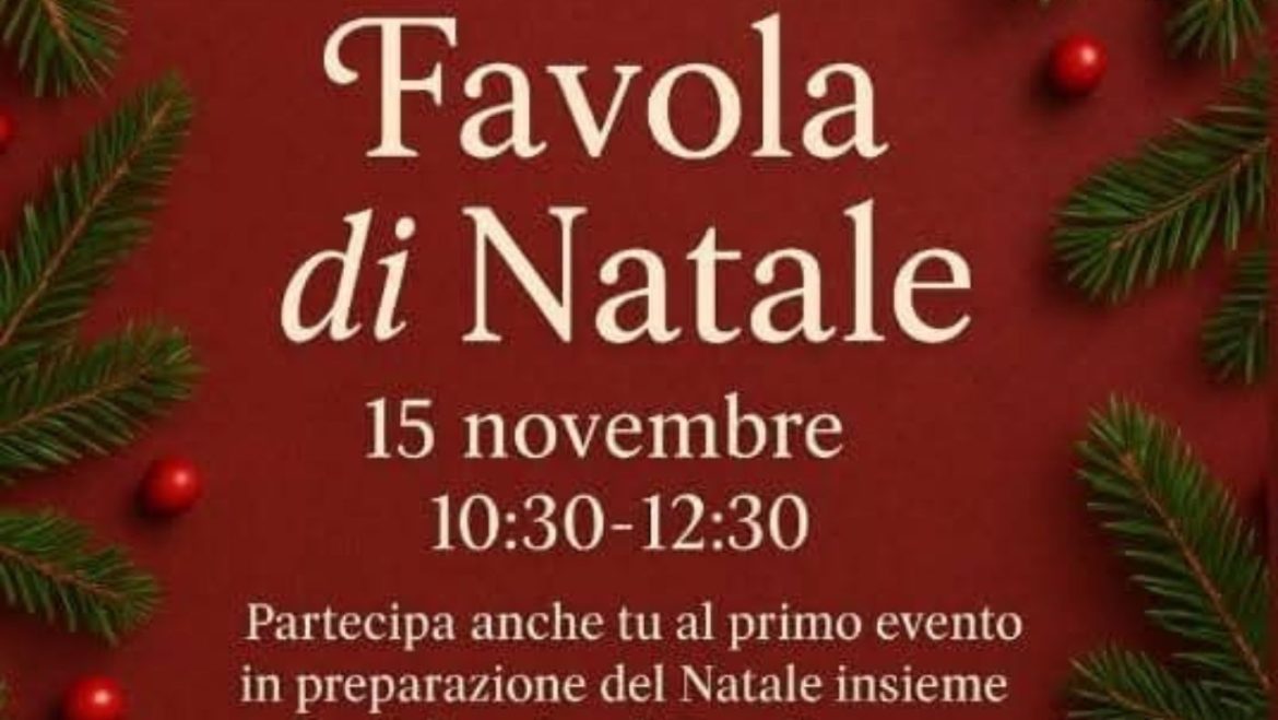 Favola di Natale a Cepagatti letterina Babbo Natale, giochi, musica e laboratori