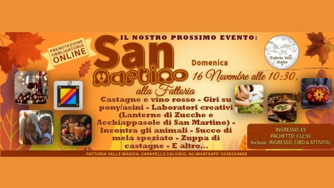 San Martino in Fattoria a Carapelle Calvisio laboratori, animali e prodotti tipici