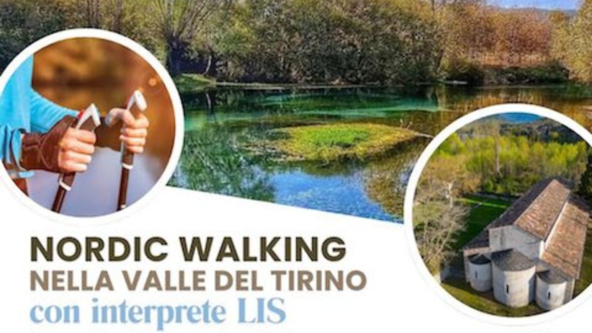 Escursione in Nordic Walking nella Valle del Tirino con degustazione-evento gratuito