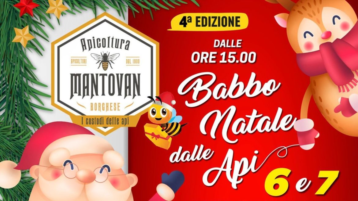 Babbo Natale dalle Api 2025 a Mosciano Sant’Angelo visita, laboratori e degustazione