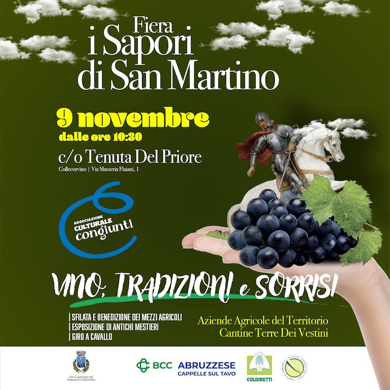 Fiera I Sapori di San Martino da Tenuta del Priore a Cappelle sul Tavo