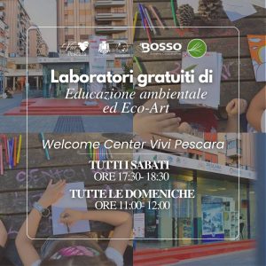 Laboratori gratuiti di educazione ambientale ed eco-art a Pescara di Il Bosso