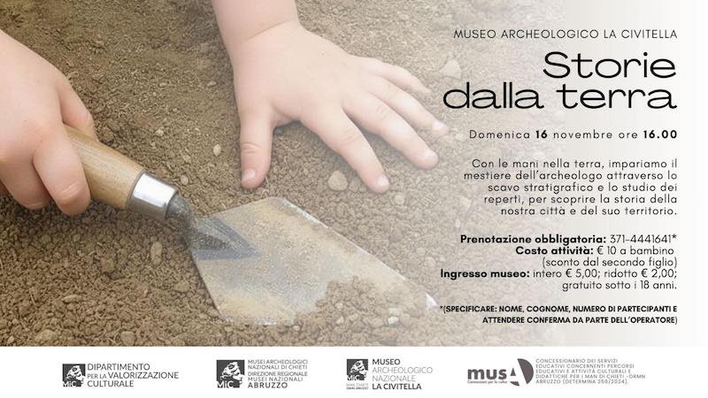 Laboratorio di archeologia al Museo La Civitella a Chieti