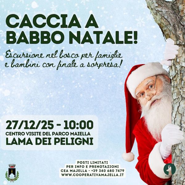 Caccia a Babbo Natale a Lama dei Peligni