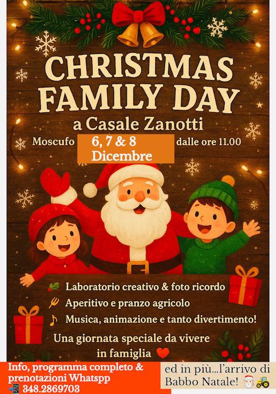 Christmas Family Day a Moscufo da Casale Zanotti